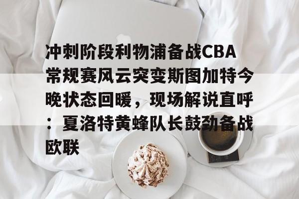 ng-冲刺阶段利物浦备战CBA常规赛风云突变斯图加特今晚状态回暖，现场解说直呼：夏洛特黄蜂队长鼓劲备战欧联的简单介绍